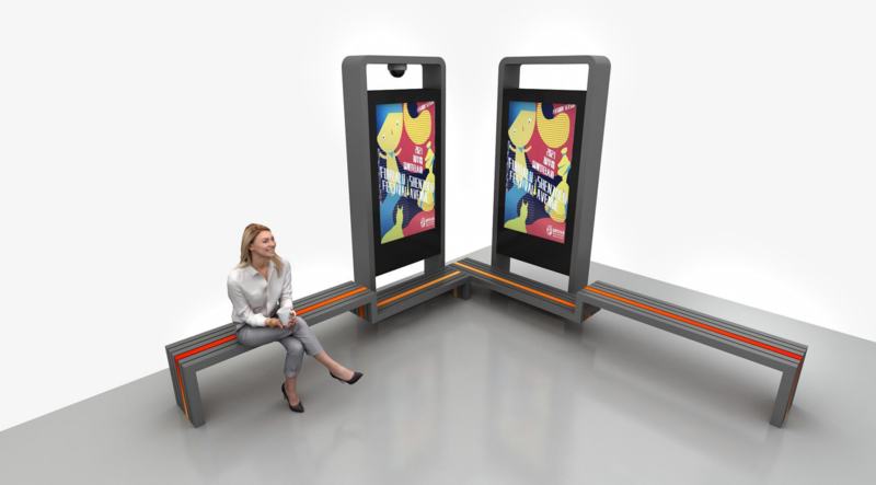 定制化广告座椅-d03 - 深圳市乐宜家科技有限公司